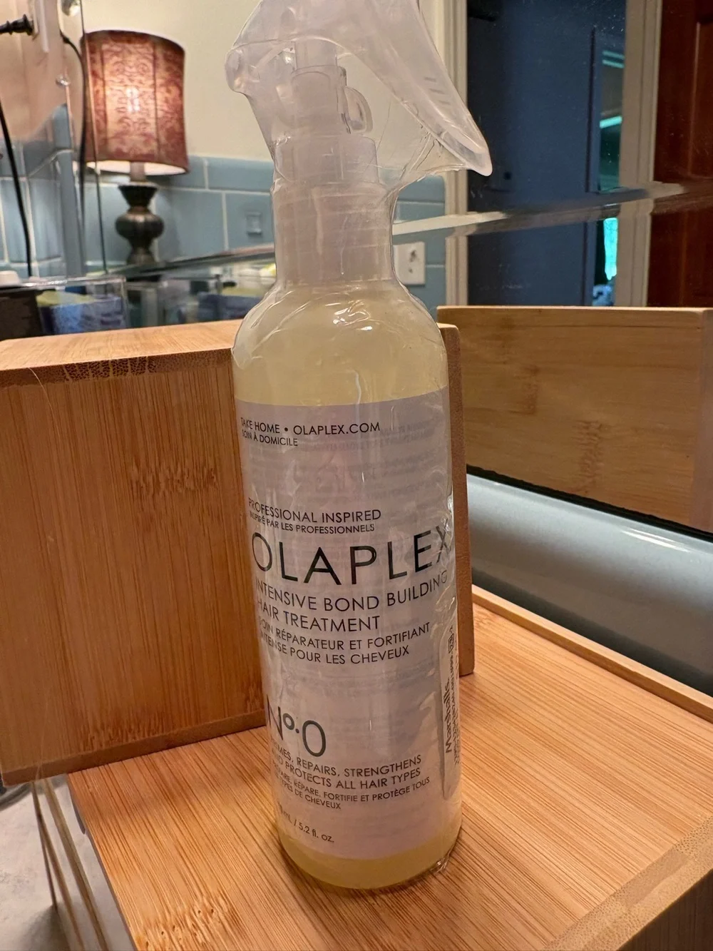 OLAPLEX No.0 Intensive Bond Building Hair Treatment; Sealed Spray Bottle